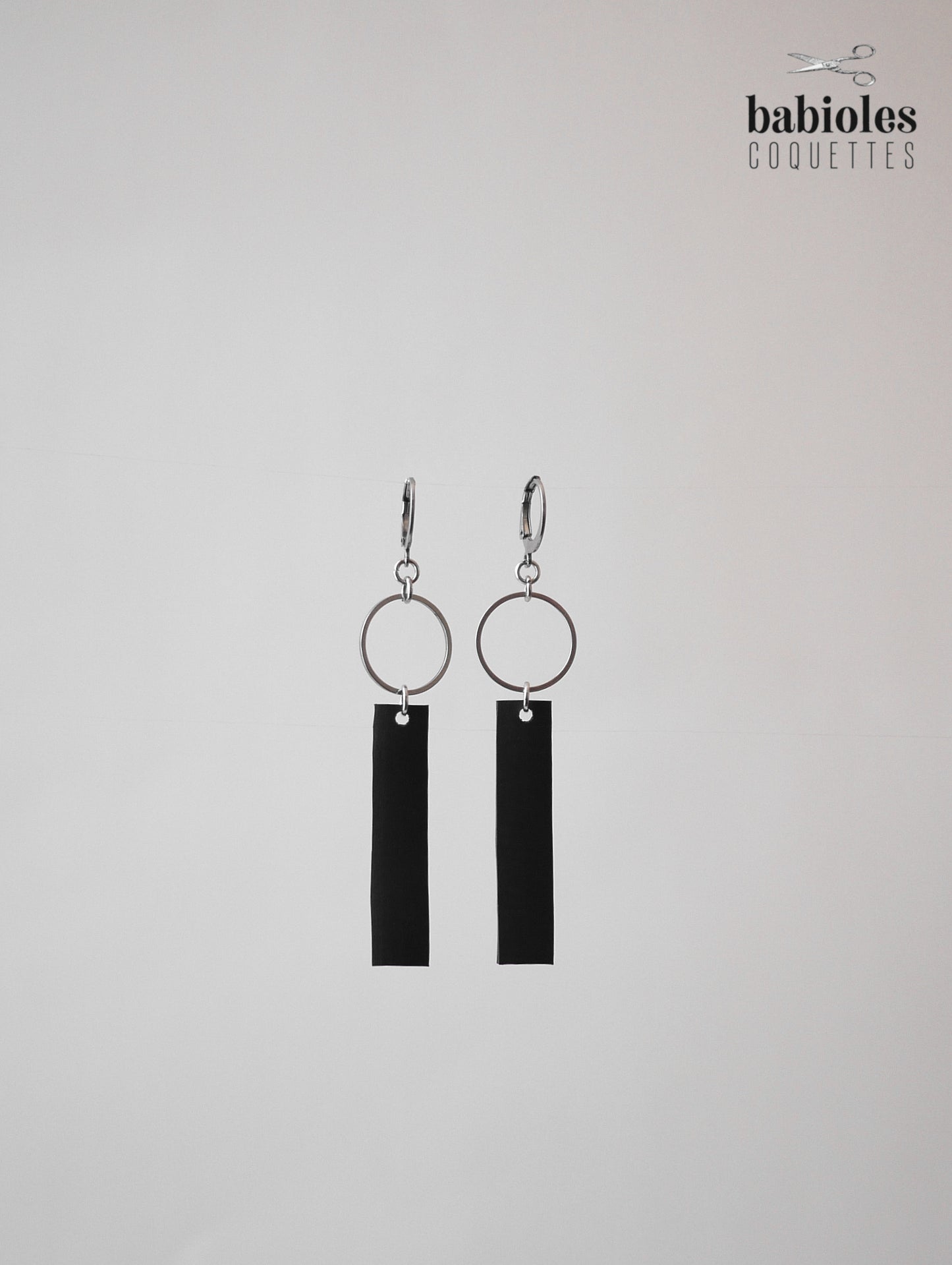 Boucles d'oreilles éco-responsables - Chambre à air recyclée