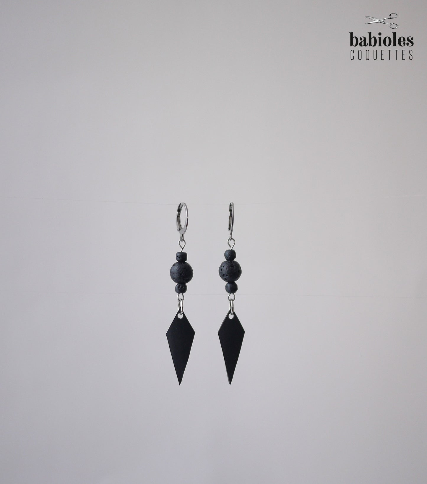 Boucles d'oreilles éco-responsables - Chambre à air recyclée