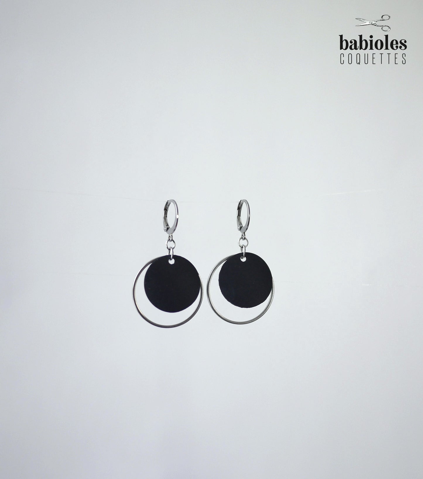 Boucles d'oreilles éco-responsables - Chambre à air recyclée