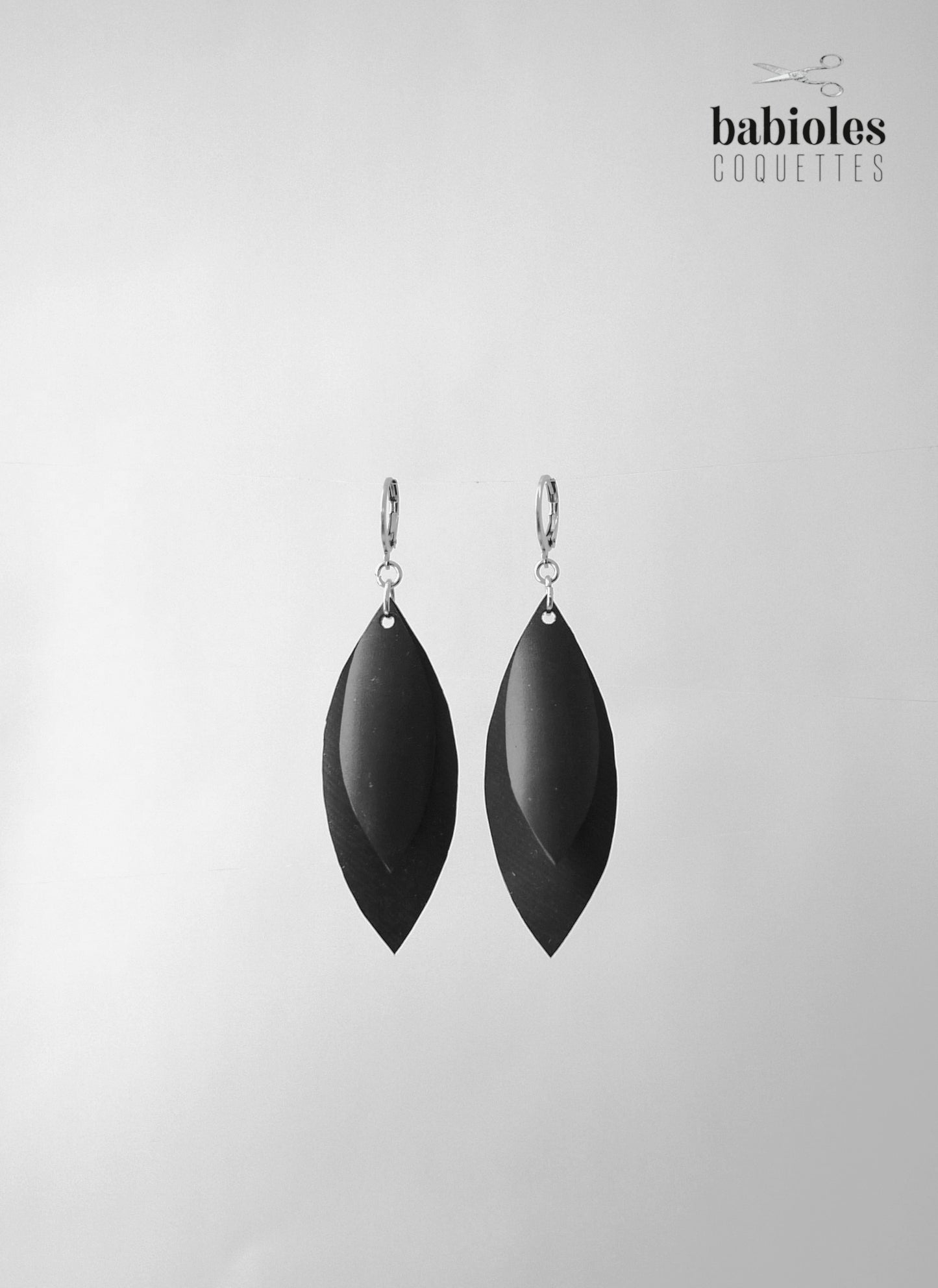 Boucles d'oreilles éco-responsables - Chambre à air recyclée