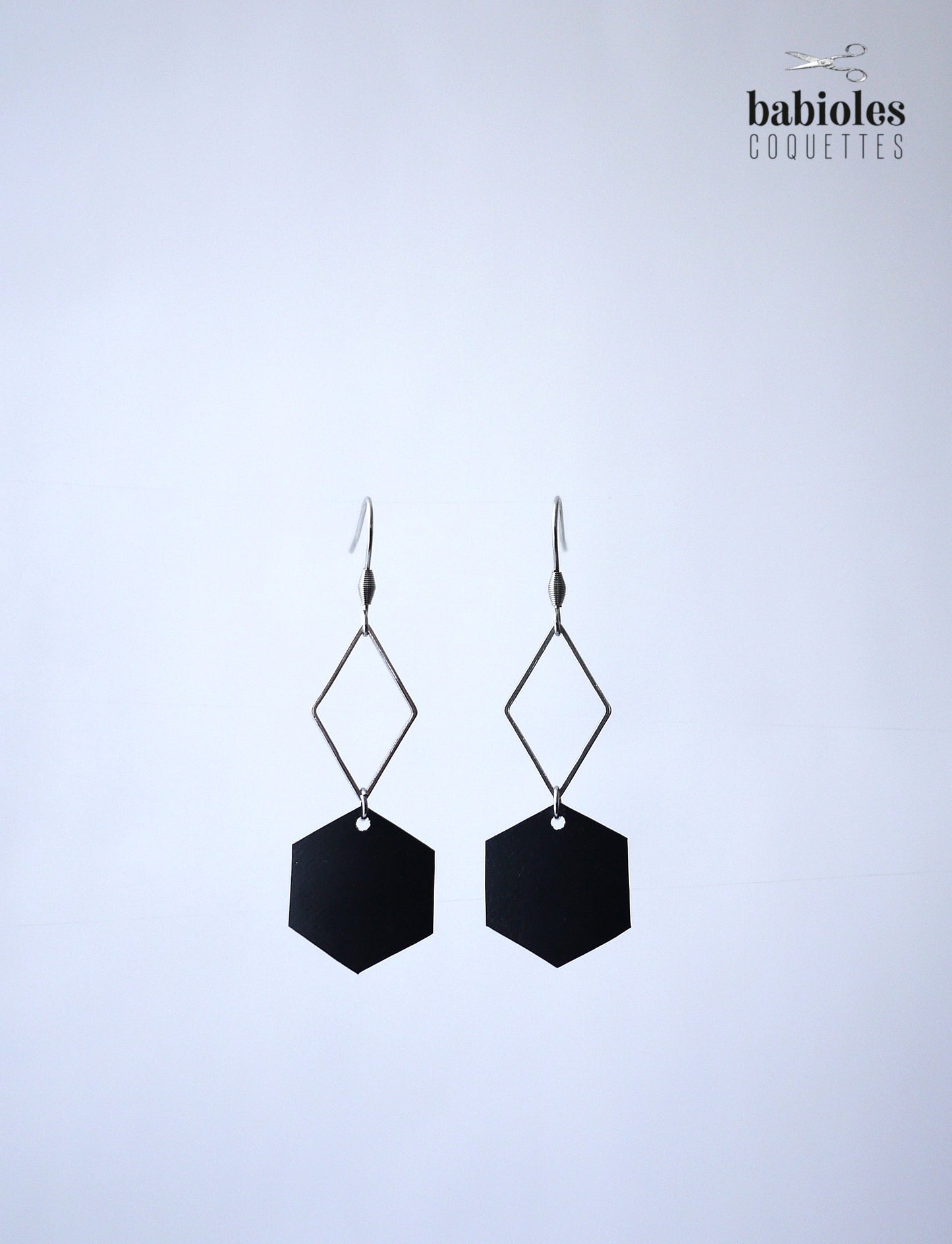 Boucles d'oreilles éco-responsables - Chambre à air recyclée