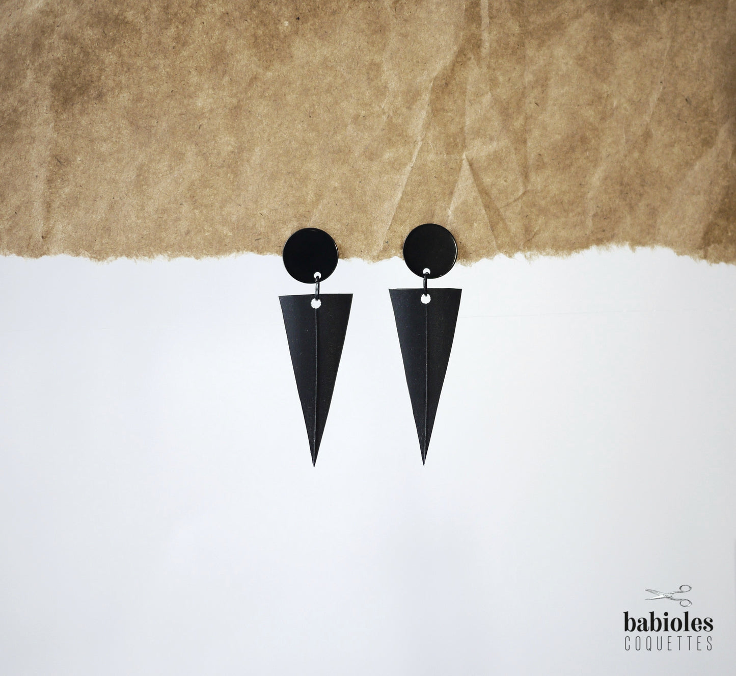 Boucles d'oreilles éco-responsables - Chambre à air recyclée