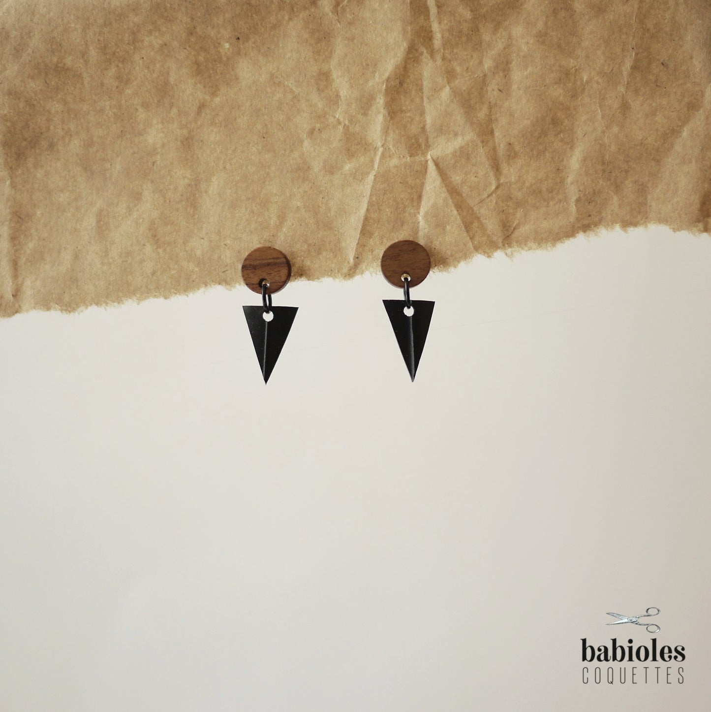 Boucles d'oreilles éco-responsables - Chambre à air recyclée