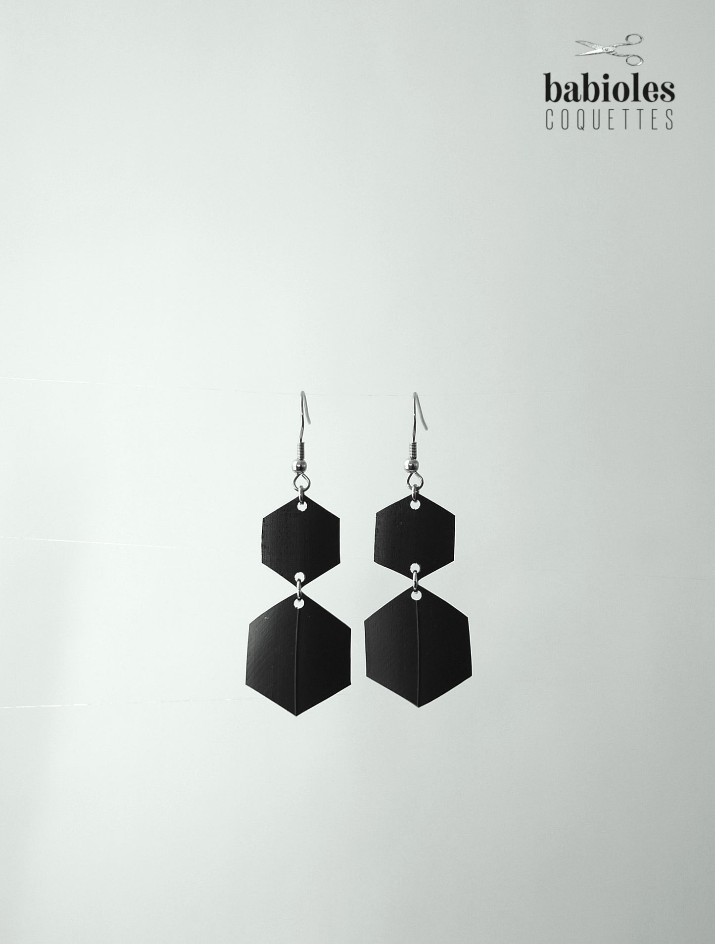 Boucles d'oreilles éco-responsables - Chambre à air recyclée