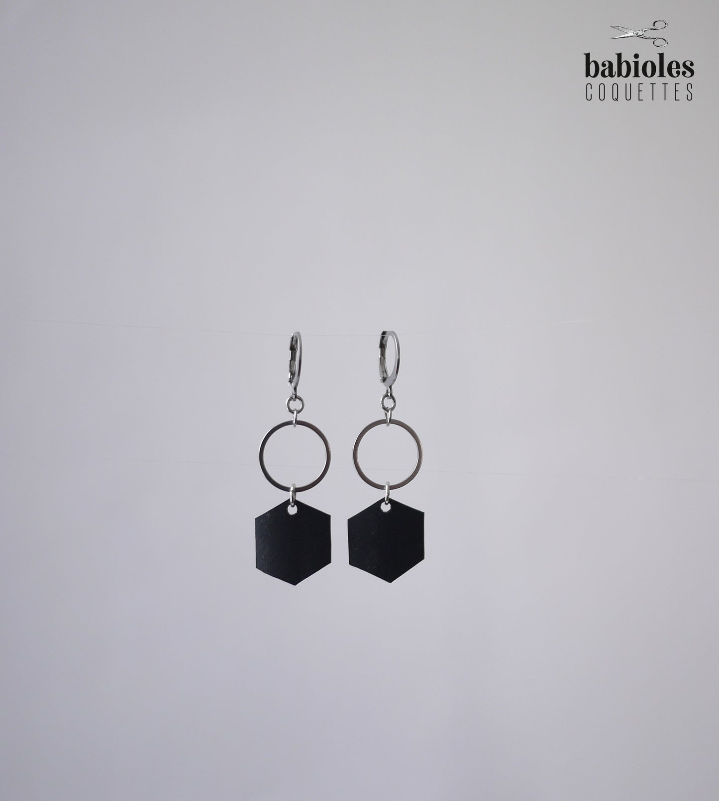 Boucles d'oreilles éco-responsables - Chambre à air recyclée