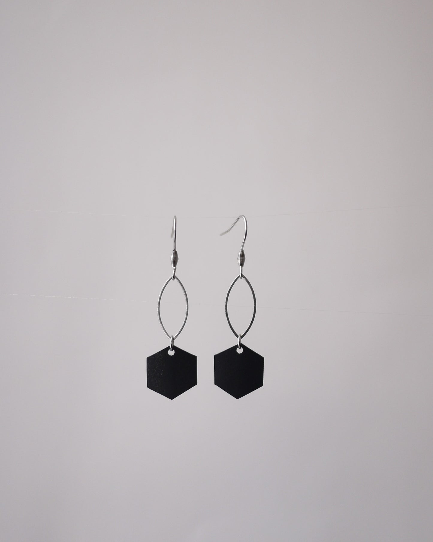 Boucles d'oreilles éco-responsables - Chambre à air recyclée