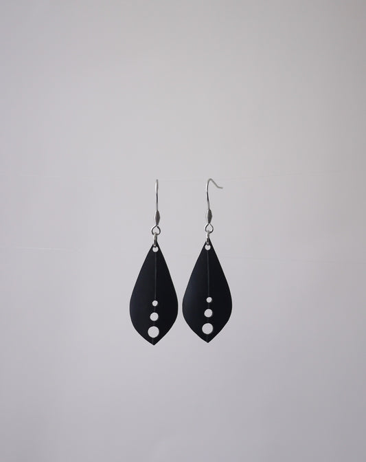 Boucles d'oreilles éco-responsables - Chambre à air recyclée