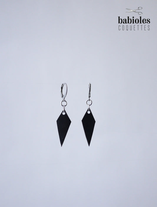 Boucles d'oreilles éco-responsables - Chambre à air recyclée