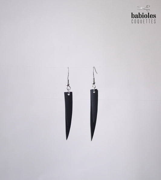Boucles d'oreilles éco-responsables - Chambre à air recyclée
