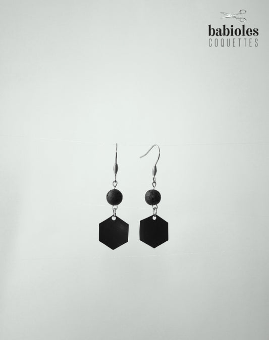 Boucles d'oreilles éco-responsables - Chambre à air recyclée
