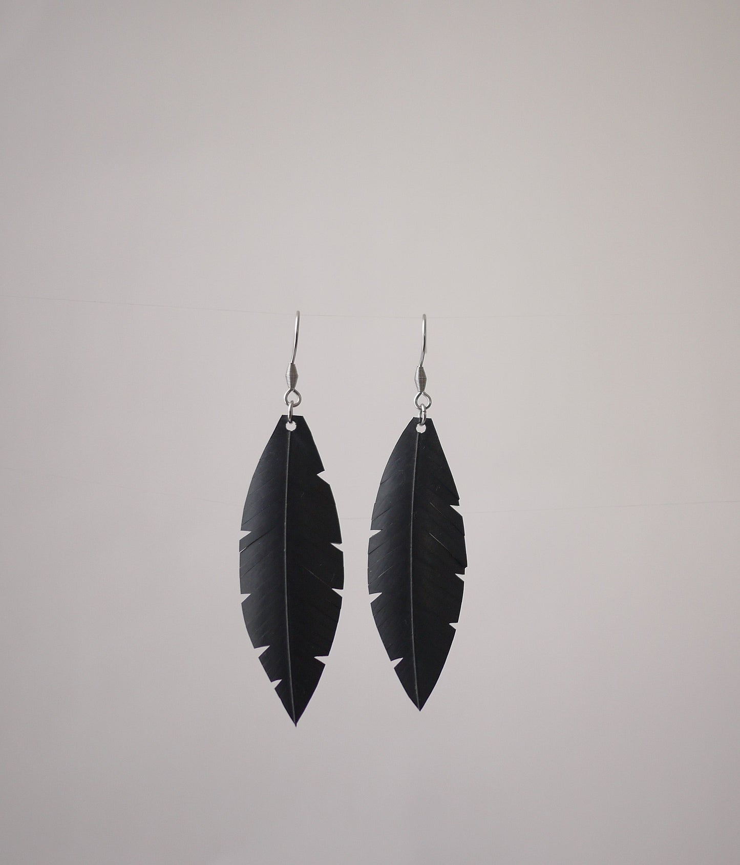 Boucles d'oreilles éco-responsables - Chambre à air recyclée