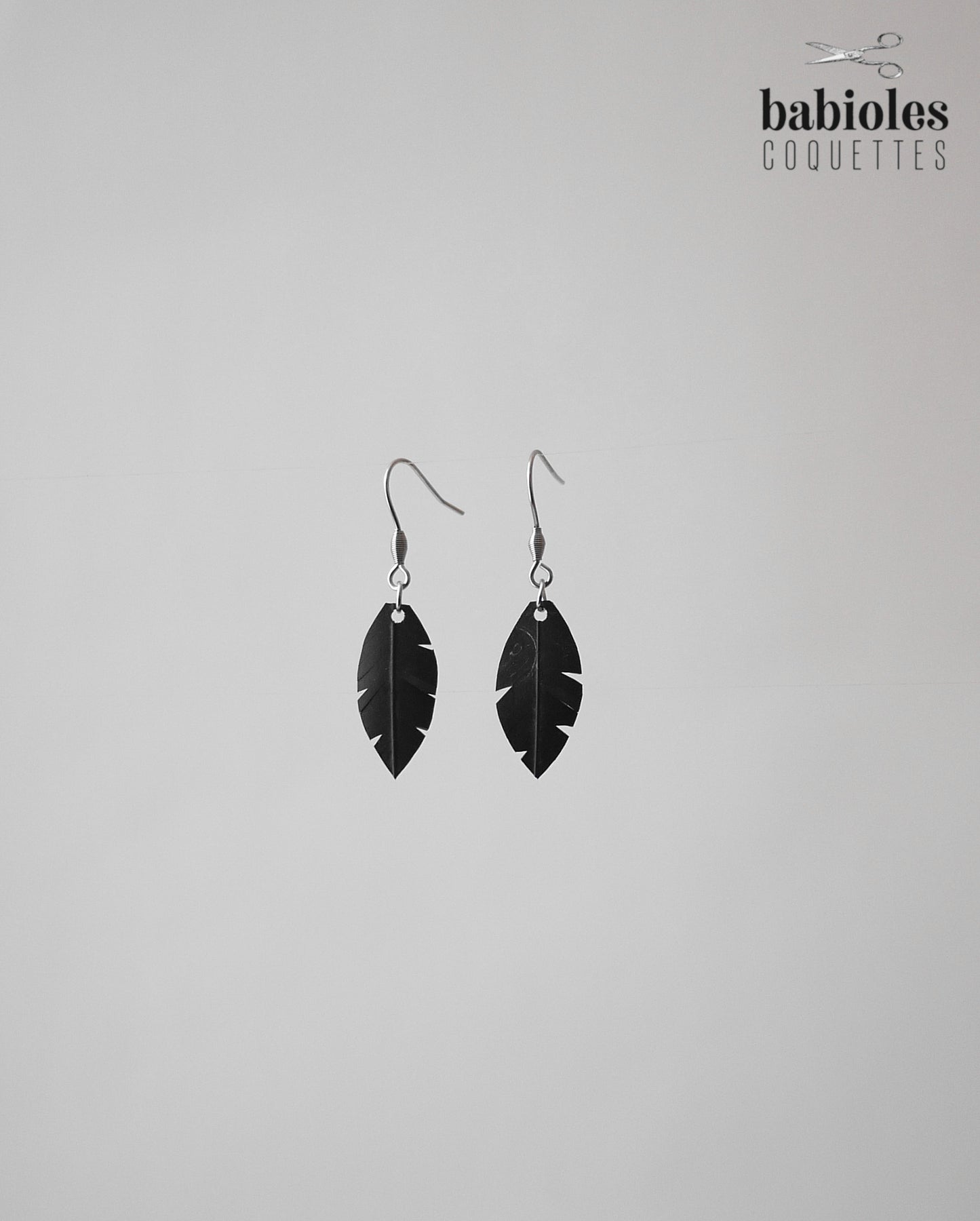 Boucles d'oreilles éco-responsables - Chambre à air recyclée