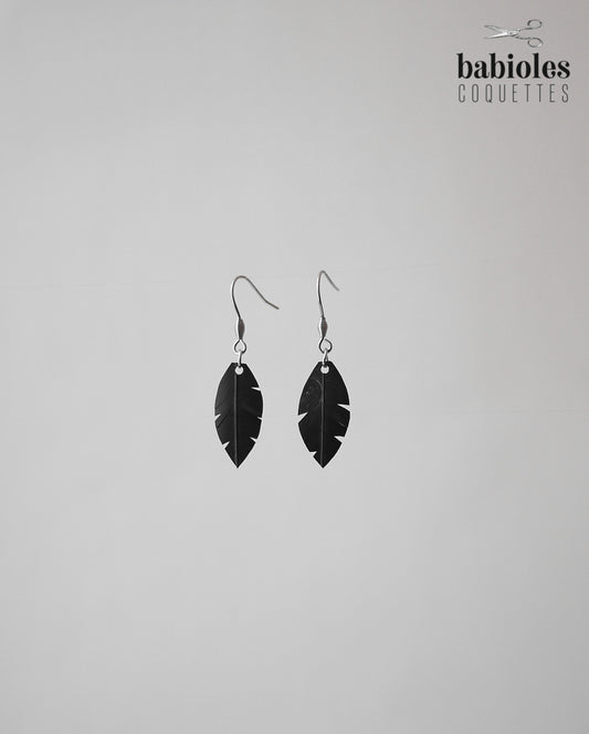 Boucles d'oreilles éco-responsables - Chambre à air recyclée