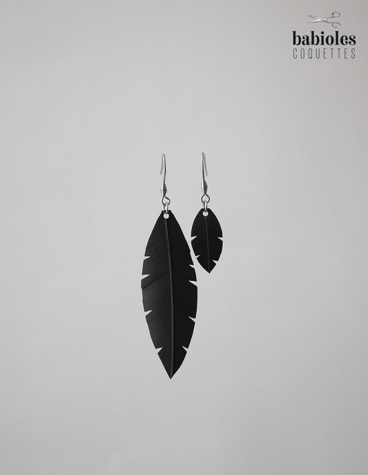 Boucles d'oreilles éco-responsables - Chambre à air recyclée