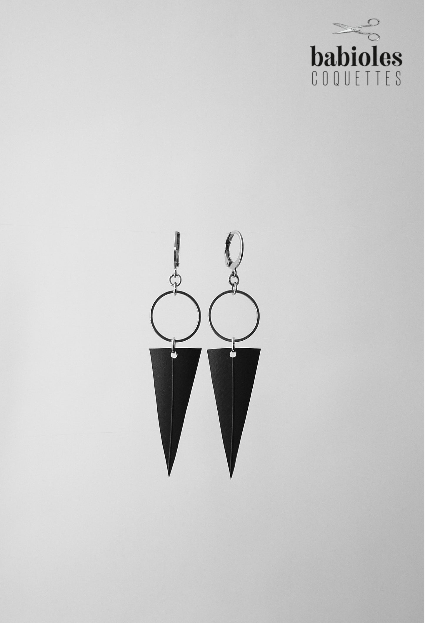 Boucles d'oreilles éco-responsables - Chambre à air recyclée
