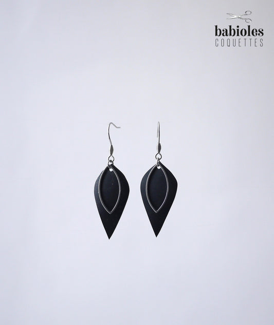 Boucles d'oreilles - Chambre à air recyclée