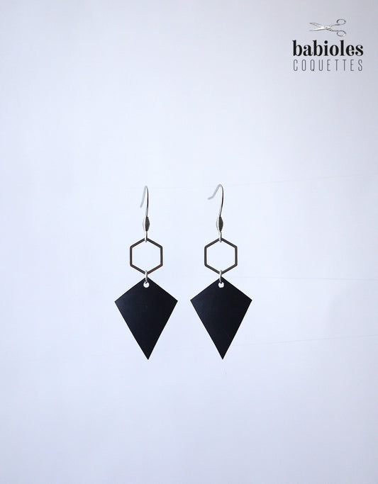 Boucles d'oreilles - Chambre à air recyclée