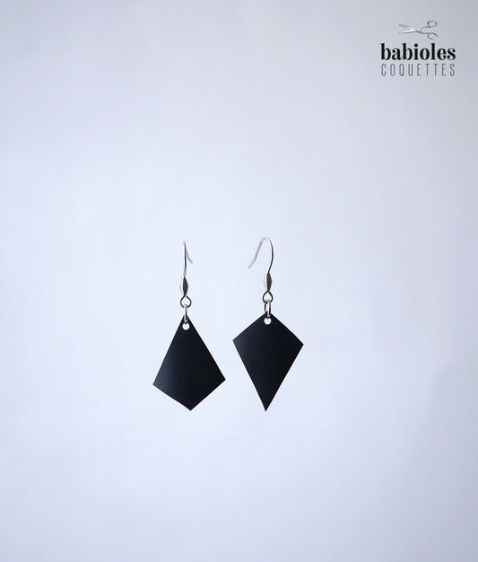 Boucles d'oreilles éco-responsables - Chambre à air recyclée