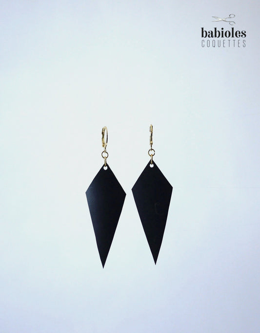 Boucles d'oreilles éco-responsables - Chambre à air recyclée
