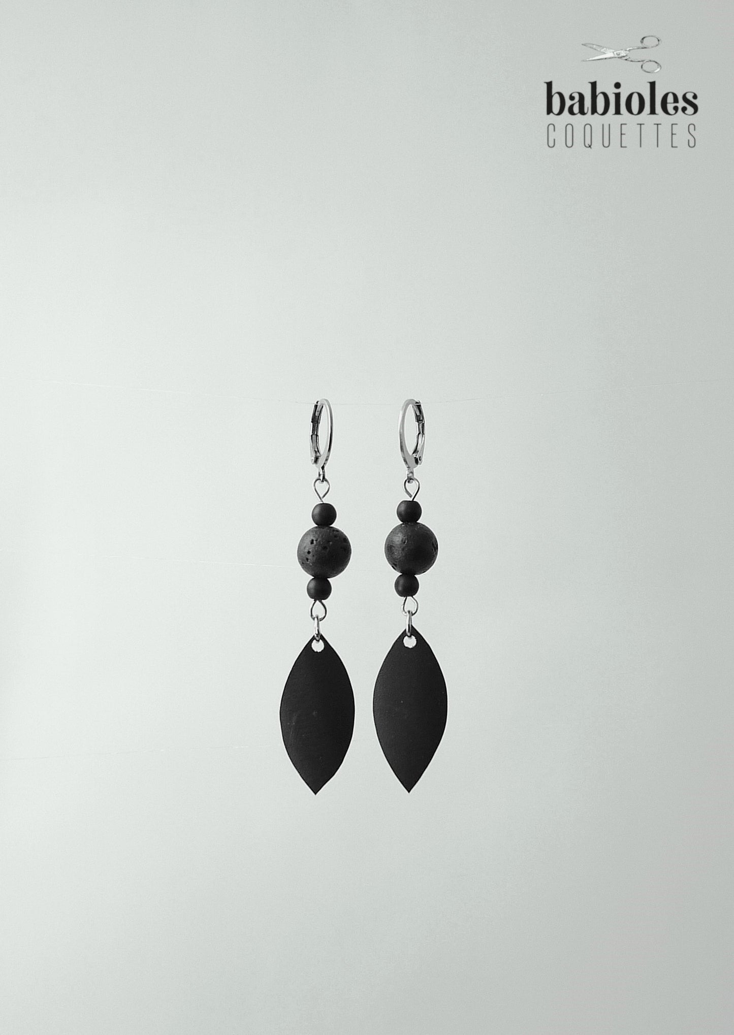 Boucles d'oreilles éco-responsables - Chambre à air recyclée