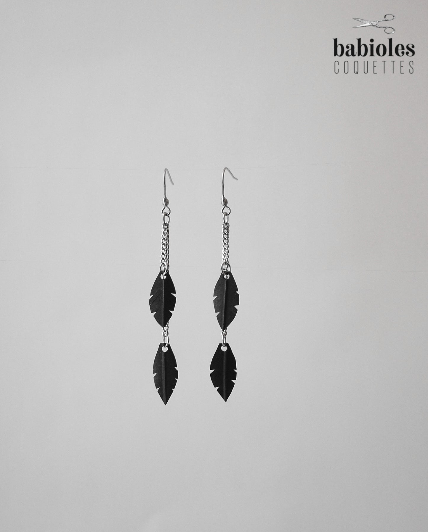 Boucles d'oreilles éco-responsables - Chambre à air recyclée